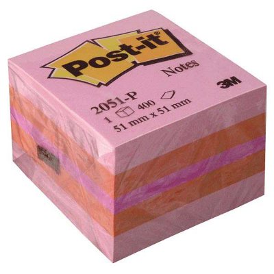 Αυτοκόλλητος κύβος Post-it 51x51mm