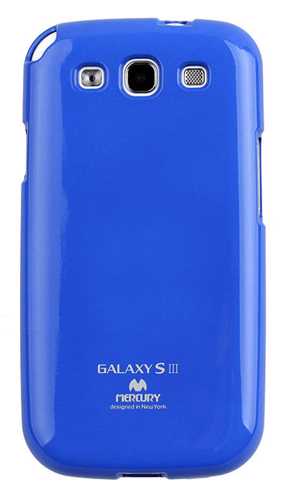 SAMSUNG Galaxy S3 - ΘΗΚΗ ΣΙΛΙΚΟΝΗΣ MERCURY JELLY ΜΠΛΕ