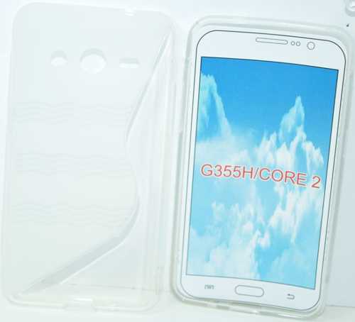 SAMSUNG Galaxy Core 2 - ΘΗΚΗ ΣΙΛΙΚΟΝΗΣ S-CASE ΔΙΑΦΑΝΗ