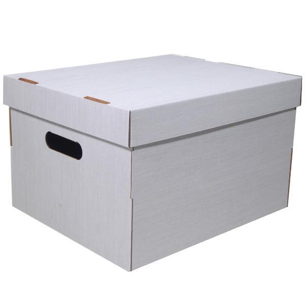 Νext κουτί fabric λευκό Α4 Υ19x30x25