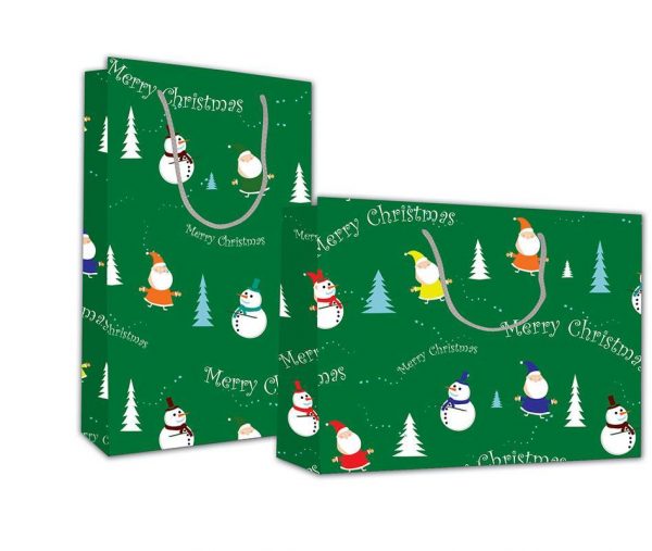 Next χάρτ. τσάντα Υ24x23x10 "Merry Christmas"