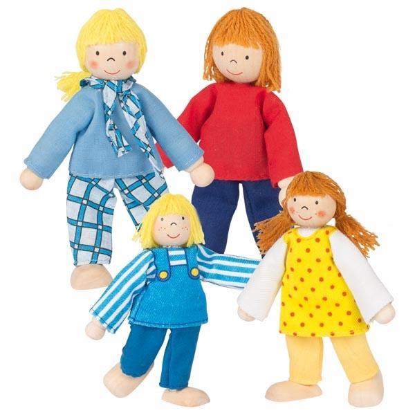 Goki σετ νεαρή οικογένεια με 4 κούκλες.