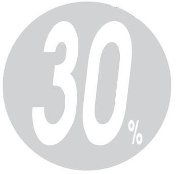 Next αφίσα "Κύκλος -30%" για βιτρίνες Ø32εκ.