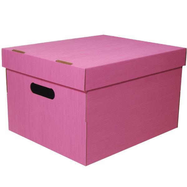 Νext κουτί fabric ροζ Α4 Υ19x30x25