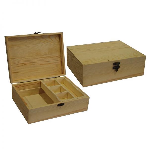 Κουτί ξύλινο με κλείστρο 25x19