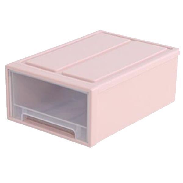 Κουτί αποθήκευσης στοιβαζόμενο ροζ Υ17
