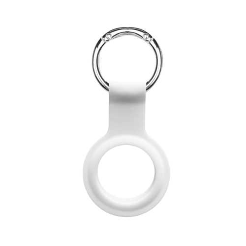 DEVIA AirTag silicon Key Ring White