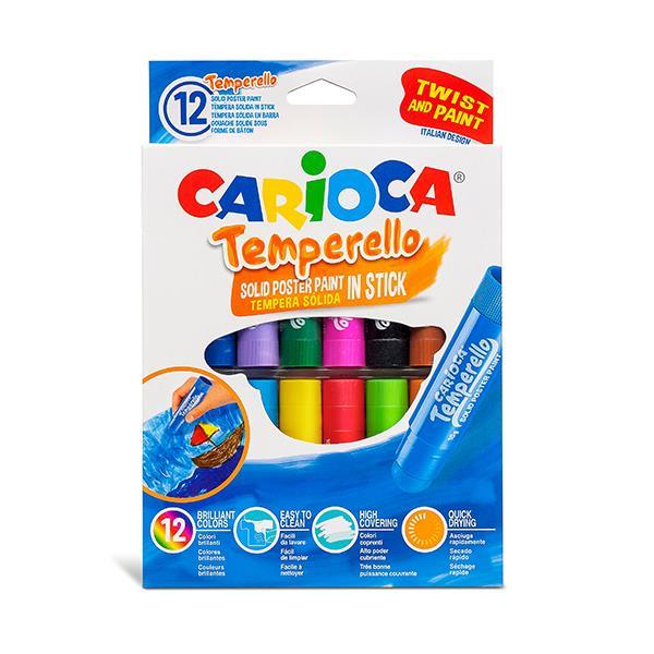 Carioca Temperello μαρκαδόροι ζωγραφικής 12 χρωμάτων