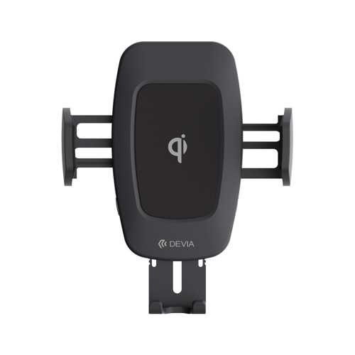 DEVIA Navigation magnetic wireless charger car mount Black