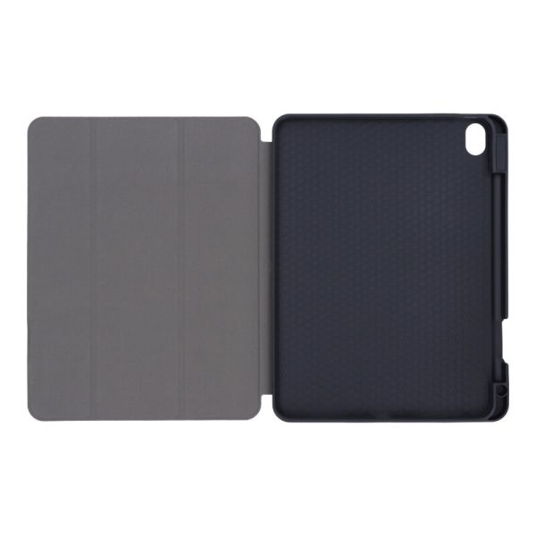 TB41211BK2 APPLE iPad Air 4 2020 10.9" - Triple Folding Leather Case with TPU Pen Slot Black