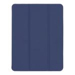 TB41211BL2 APPLE iPad Air 4 2020 10.9" - Triple Folding Leather Case with TPU Pen Slot Dark Blue