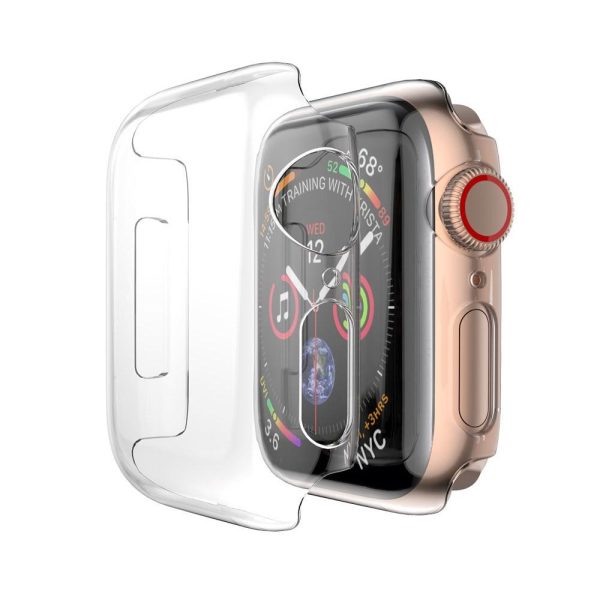MA5404TR Case with Screen Protector for Apple Watch Series 4 / 5 44mm Transparent