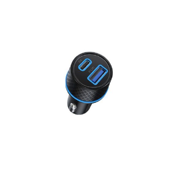 DVCC-345777 DEVIA Extreme speed series full compatible PD+QC quick car charger Black ( 42.5W )