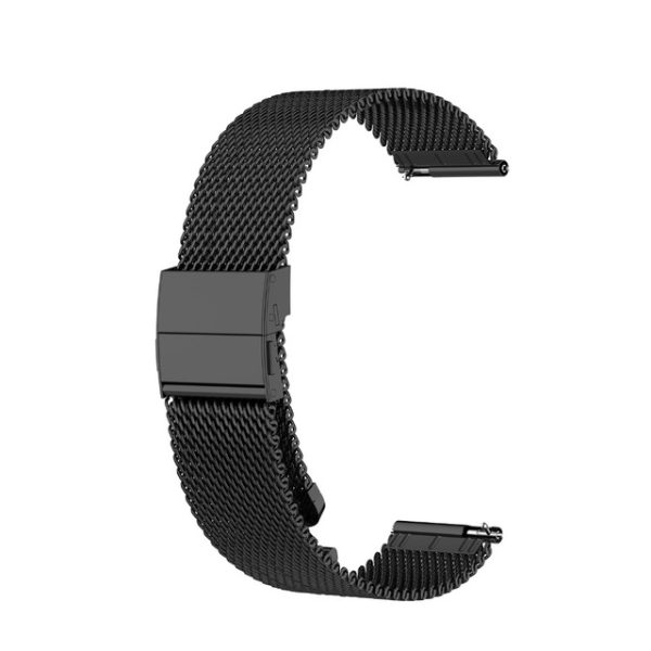 MA6760-2 Huawei Watch GT2 46mm Milanese Metal Mesh Belt Bracelet Black