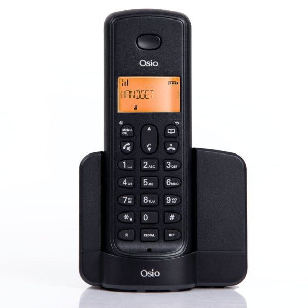 OSD-8910BK Osio OSD-8910B ΦΩΤΙΖΟΜΕΝΗ ΟΘΟΝΗ Μαύρο (Ελληνικό Μενού) Ασύρματο τηλέφωνο