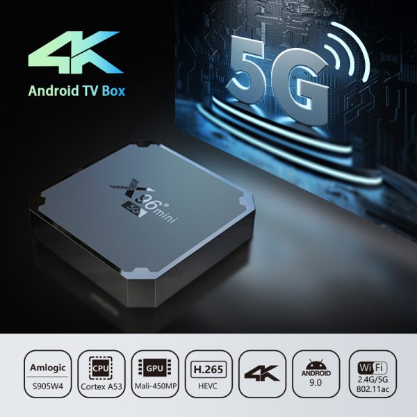 TVB-X96mini-5G X96 Mini 5G Android 2GB/16GB Smart TV BOX