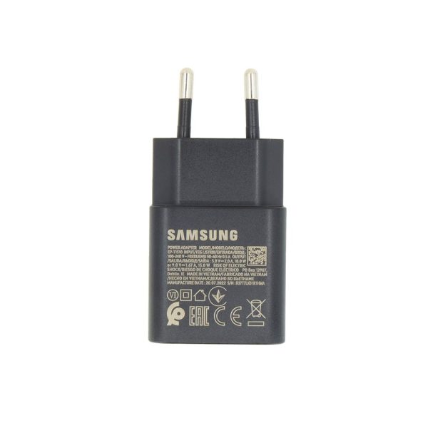 SAM-EPT1510EBE/B SAMSUNG - ORIGINAL USB-C Fast Travel Charger 15W EP-T1510EBE BLACK BULK