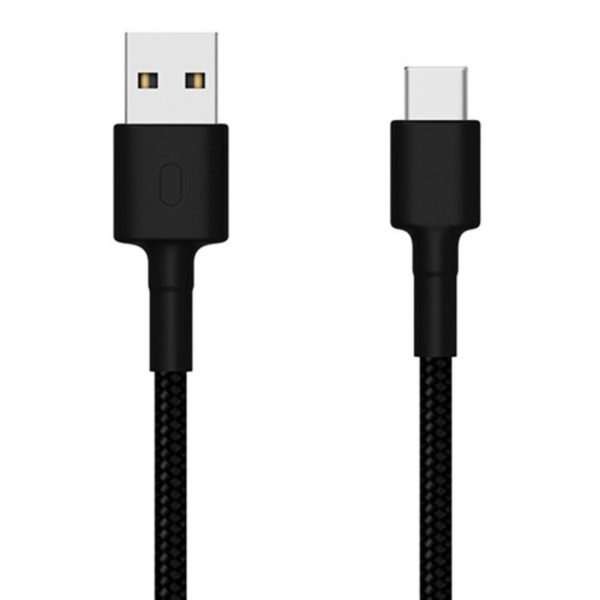XIA-SJV4109GL Καλώδιο Xiaomi USB 2.0 Type-CM/AM Braided 1m Black (SJV4109GL)