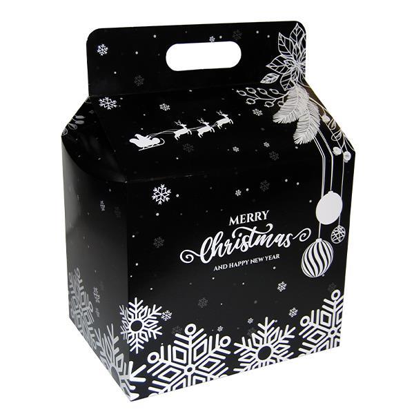 Next τσάντα-κουτί δώρου/φαγητού "Χριστουγεννιάτικο μοτίβο" Υ21x23