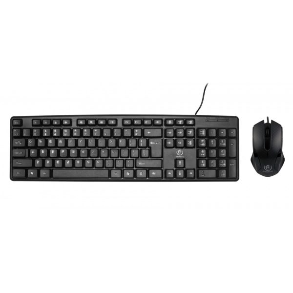 MA6975 Rebeltec Simson set wire keyboard + wire mouse black