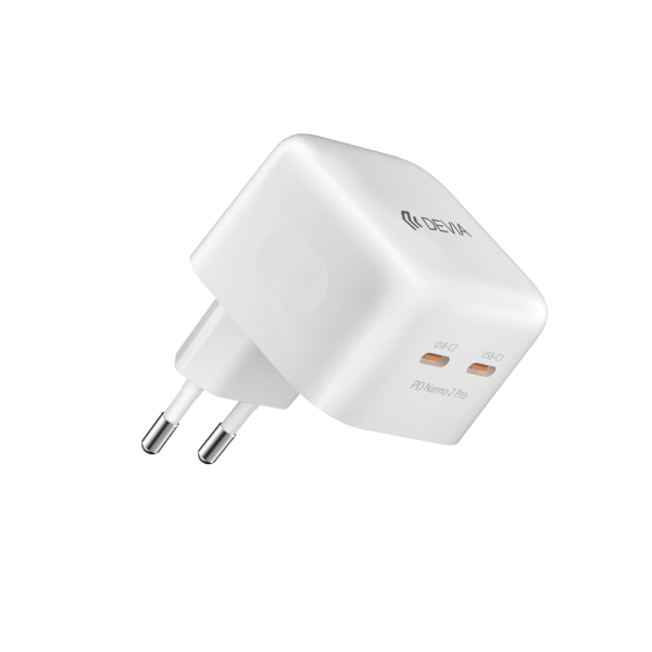 DVCH-366109 DEVIA wall charger Extreme PD 45W 2x USB-C white
