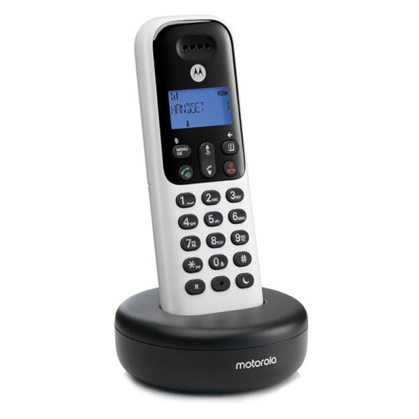 T501W Motorola T501+ ’σπρο (Ελληνικό Μενού) Ασύρματο τηλέφωνο με ανοιχτή ακρόαση