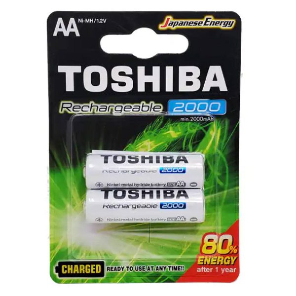 TO-R6B2A2C TOSHIBA R6 AA 2000mAh ΕΠΑΝΑΦΟΡ/ΝΗ ΜΠΑΤΑΡΙΑ Blister 2 τεμ