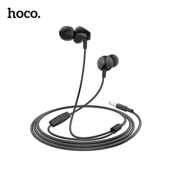 HOC-M72-BK HOCO - M72 ADMIRE STEREO WIRED EARPHONES HANDS FREE BLACK