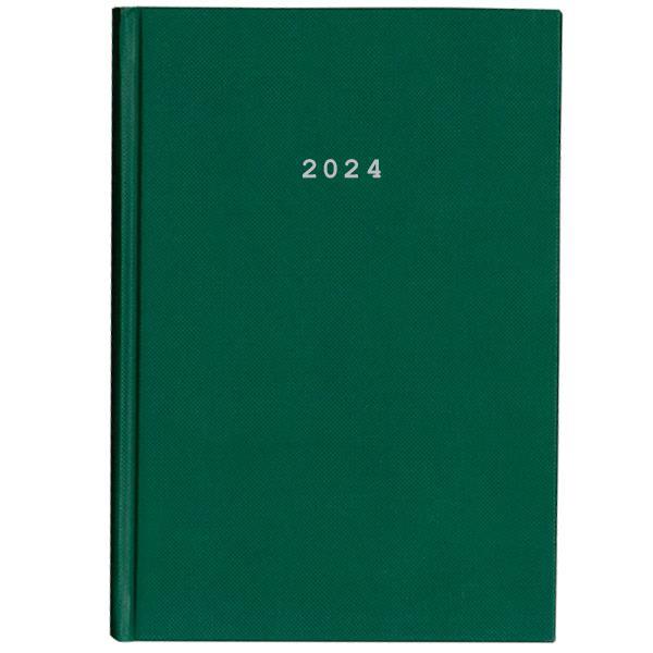Next ημερολόγιο 2024 classic ημερήσιο δετό πράσινο 14x21εκ.