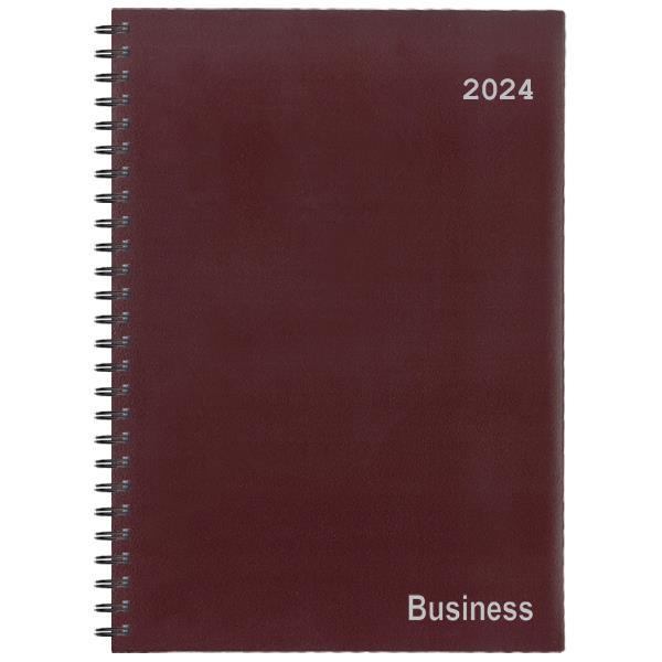 Next ημερολόγιο 2024 business xxl ημερήσιο σπιράλ μπορντώ 24x34εκ.