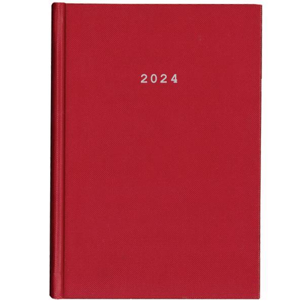 Next ημερολόγιο 2024 classic ημερήσιο δετό κόκκινο 17x25εκ.