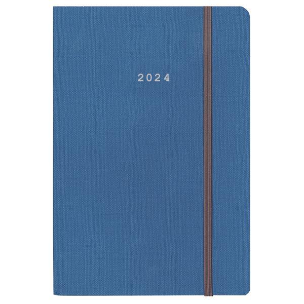 Next ημερολόγιο 2024 nomad ημερήσιο flexi μπλε με λάστιχο 17x25εκ.