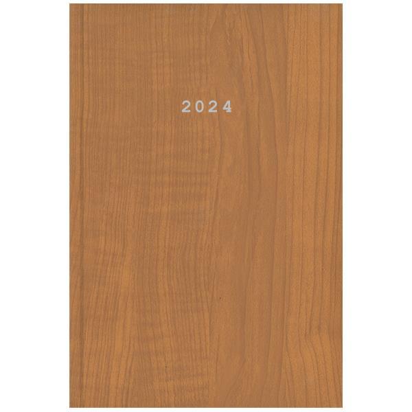 Next ημερολόγιο 2024 wood ημερήσιο δετό ταμπά 17x25εκ.