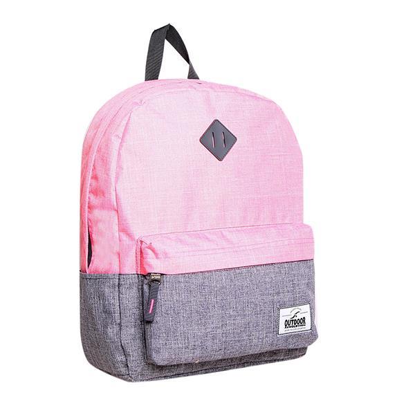 KALGAV τσάντα πλάτης "Gray pink melange" με 3 θήκες Υ41
