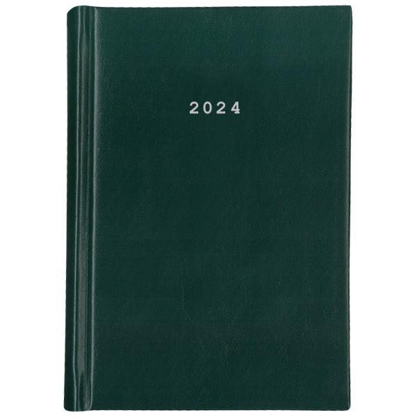 Next ημερολόγιο 2024 basic ημερήσιο δετό πράσινο 17x25εκ.