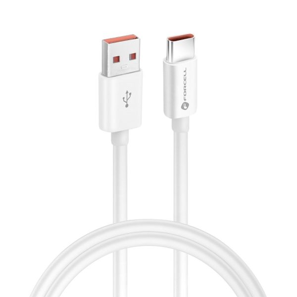 FOCB-172007 FORCELL cable USB A to Type C QC4.0 3A/20V 60W C336 1m white