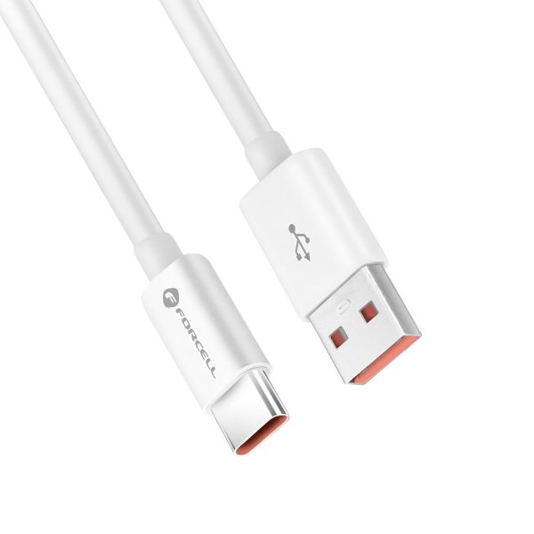 FOCB-172007 FORCELL cable USB A to Type C QC4.0 3A/20V 60W C336 1m white