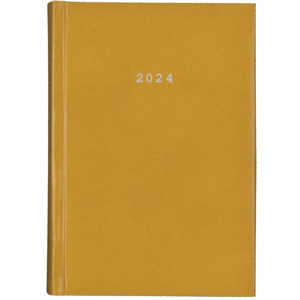 Next ημερολόγιο 2024 prestige ημερήσιο δετό μουσταρδί 17x25εκ.