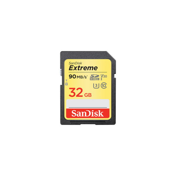 SanDisk Extreme 32GB Memory Card up to 100MB/s