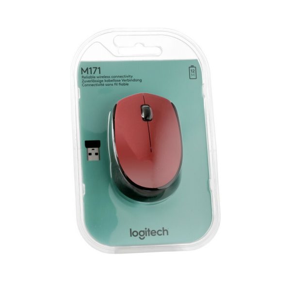 LOG-M171R Logitech Wireless Mouse M171 Red
