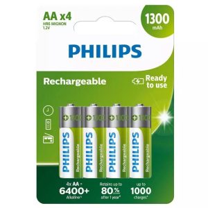 Επαναφορτιζόμενες μπαταρίες ΑΑ της Philips