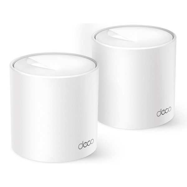 TP-LINK Deco X10 AX1500 Whole Home Mesh Wi-Fi 6 System Dual Band (2.4 & 5GHz) (DECO X10(2-PACK) (TPDECOX10-2PACK)