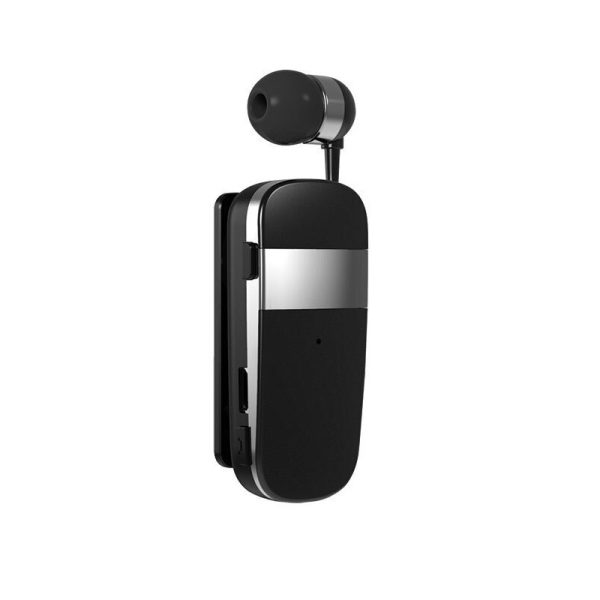 EGO-T08BK Egoboo Clip+Go In-ear Bluetooth Handsfree Ακουστικό Retractable Black