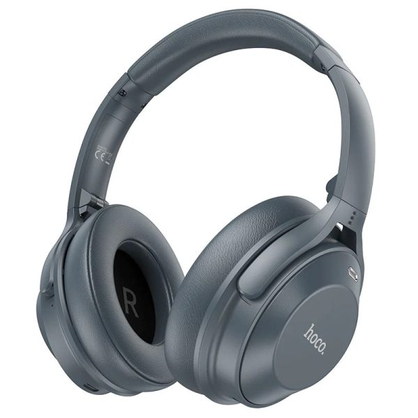 HOC-W37-SB HOCO - W37 headset bluetooth Sound Active Noise Reduction ANC smoky blue