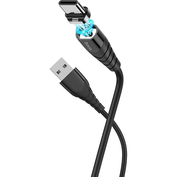 HOC-X52i-BK HOCO - X52 DATA CABLE USB TO LIGHTNING MAGNETIC 1m 2.4A BLACK