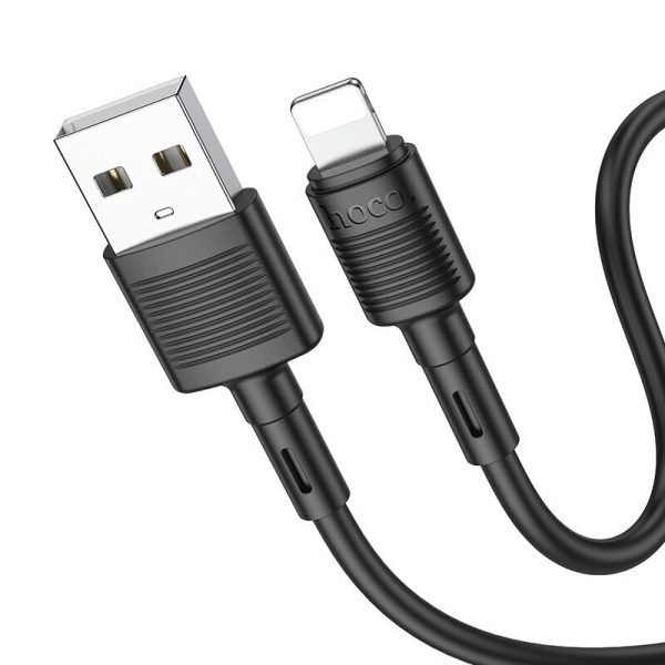 HOC-X83i-BK HOCO - X83 DATA CABLE USB TO LIGHTNING 1m 2.4A BLACK