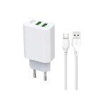 4A + microUSB cable white