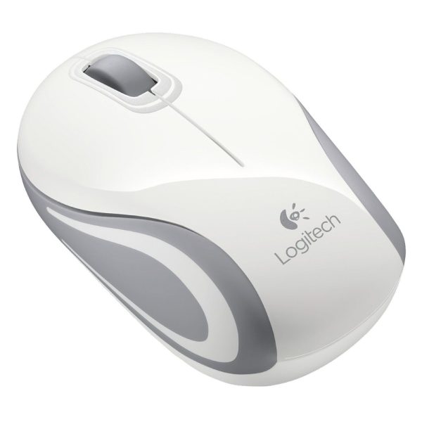 Logitech M187 Mini Optical Mouse (White