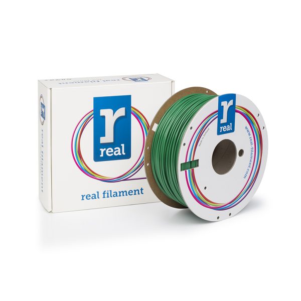 REAL PETG 3D Printer Filament - Green - spool of 1Kg - 2.85mm (REALPETGSGREEN1000MM3)