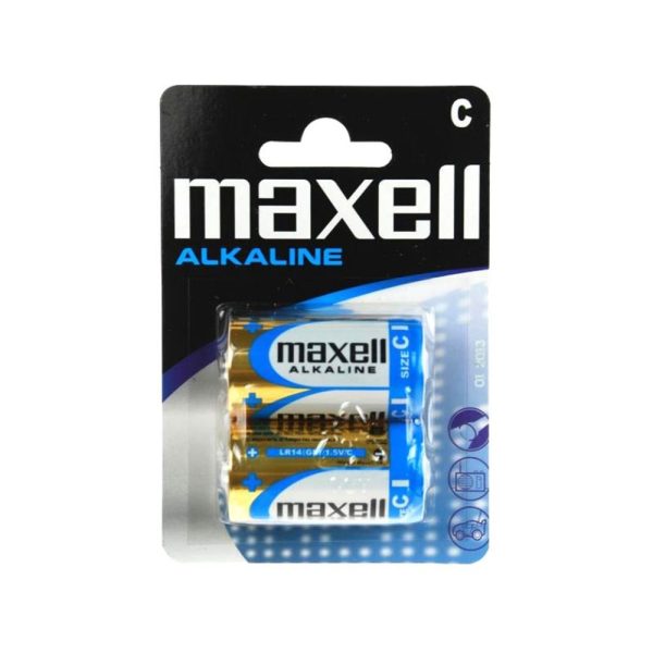 Maxell Αλκαλικές Μπαταρίες C 1.5V 2τμχ (9018008) (MAX9018008)